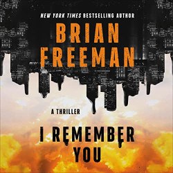 I Remember You Audiobook Cover featuring a city skyline upside down