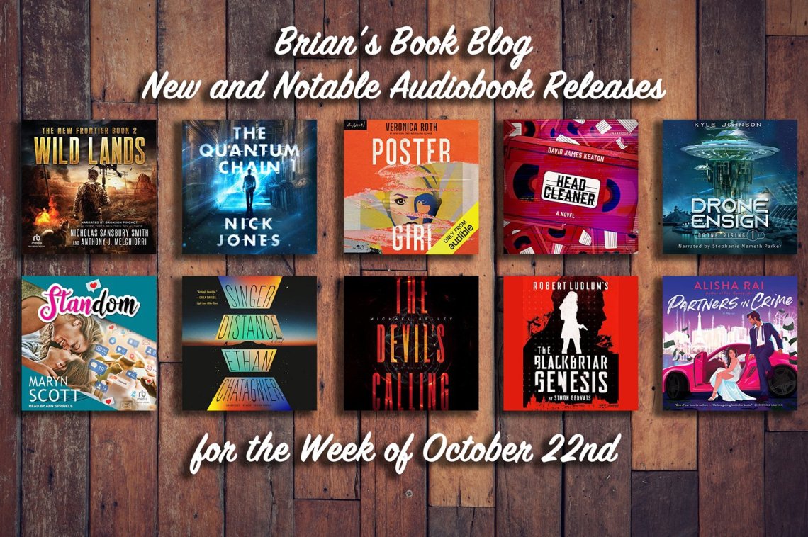 New and Notable Audiobook Releases for the Week of October 22nd on Steve’s Book Blog