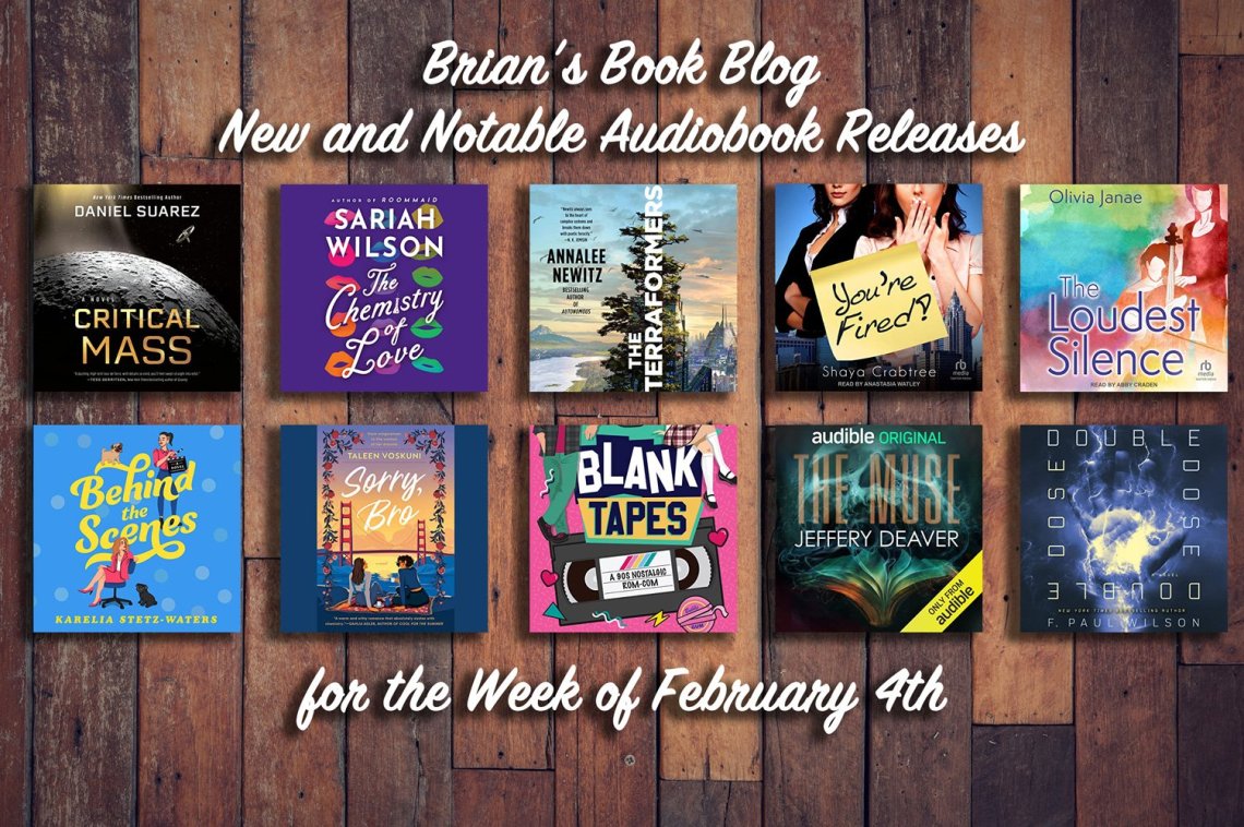 New and Notable Audiobook Releases for the Week of February 4th on Steve’s Book Blog